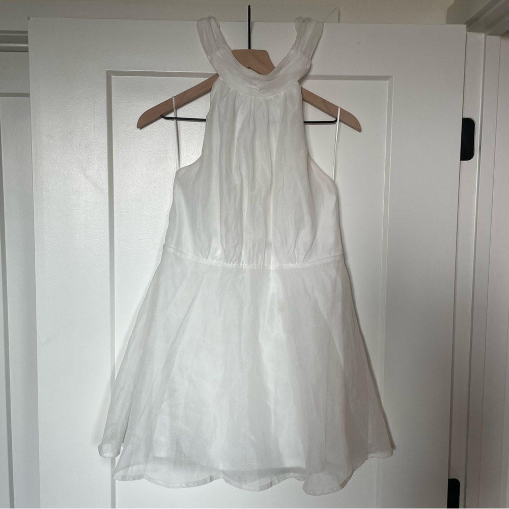 Boohoo White Mini Dress
